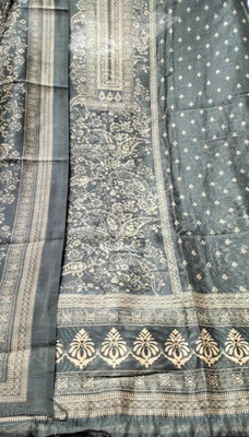 Parna Silk Blend Printed Salwar Suit Material
