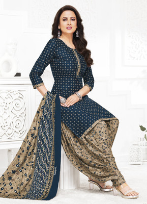 Simmu Pure Cotton Floral Print Salwar Suit Material