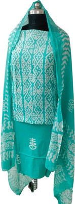 minerva creation Cotton Blend Printed Salwar Suit Material