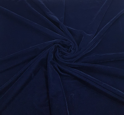 ALINA MODA Velvet Solid Multipurpose Running Fabric