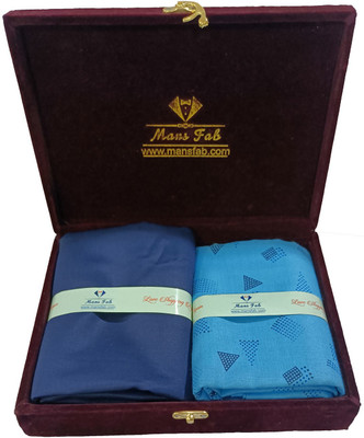 Mansfab Cotton Blend Printed Shirt & Trouser Fabric