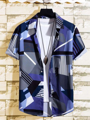nobel fab Cotton Blend Printed Shirt Fabric