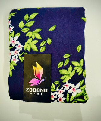 Zoognu Crepe Floral Print Kurta & Patiyala Material