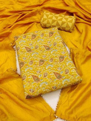 Nayanthara Trends Cotton Blend Printed Salwar Suit Material