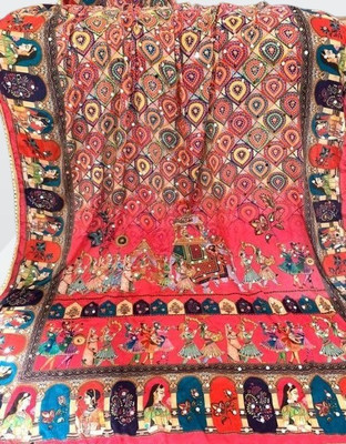 Tathastufeb Silk Blend Printed Blouse Material