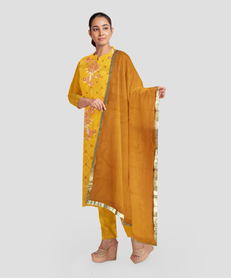 Omkar Traders Cotton Blend Printed Salwar Suit Material