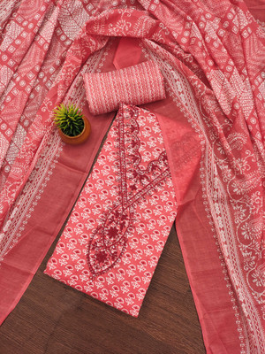 Jaipur Kurti Pure Cotton Floral Print Salwar Suit Material