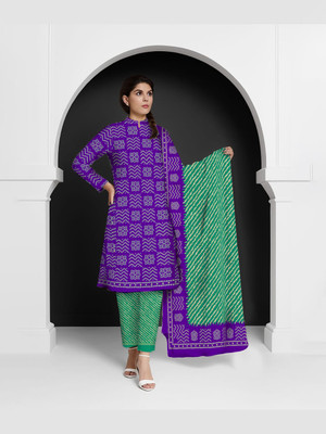 FlexFeb Viscose Rayon Printed Salwar Suit Material
