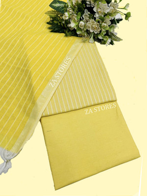 ZA STORES Cotton Blend Printed Salwar Suit Material