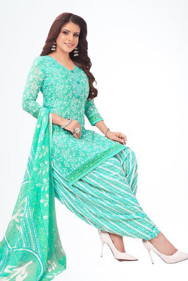 SARVOPAR Crepe Paisley Salwar Suit Material