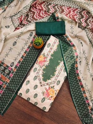 Blissta Organza Printed Salwar Suit Material