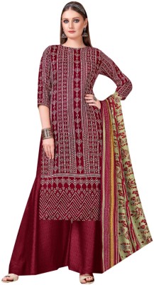 Rosniya Wool Printed Salwar Suit Material