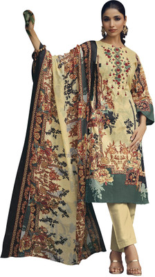 DRAVINAM Trends Pure Cotton Printed Salwar Suit Material