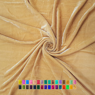 Seg Velvet Solid Multipurpose Running Fabric