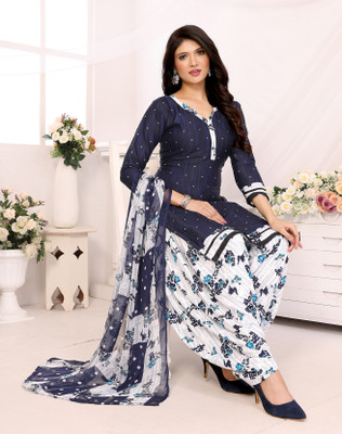 Caoimhe Crepe Printed Salwar Suit Material