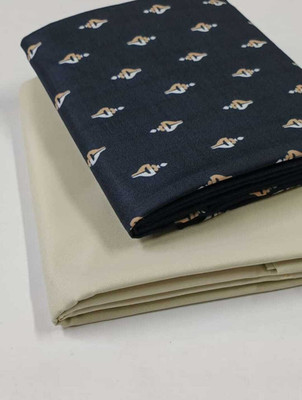 WELE DERBIES Cotton Blend Printed Shirt & Trouser Fabric