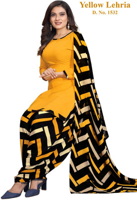 S kay silk mills Crepe Printed Salwar Suit Material