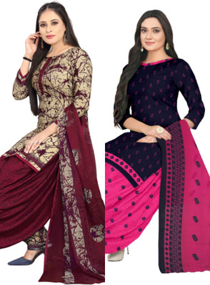 HouseOfCommon Cotton Blend Printed Salwar Suit Material