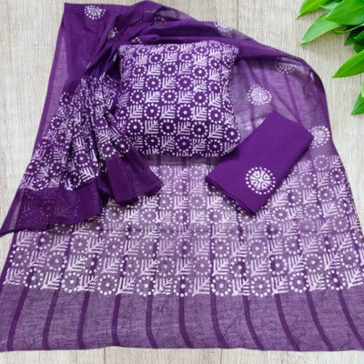 Praaj Pure Cotton Floral Print Salwar Suit Material