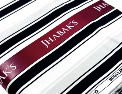 JHABAK'S Pure Cotton Striped Shirt Fabric