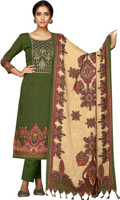 HouseOfCommon Wool Printed Salwar Suit Material