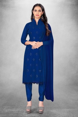 Julee Georgette Embroidered Salwar Suit Material