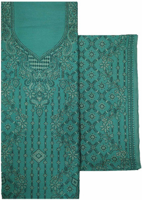 Kashmiri Wool Self Design Salwar Suit Material