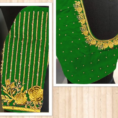 ORIGINEXCLUSIVE Cotton Silk Embroidered Blouse Material