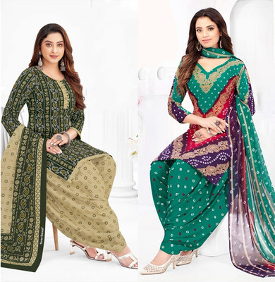 SEWDHAGA Crepe Self Design Salwar Suit Material