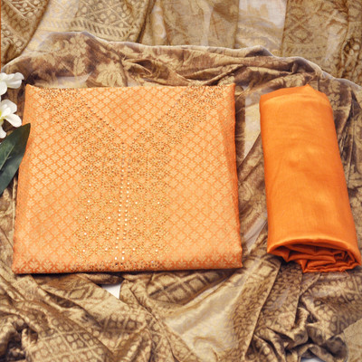 Jaibadrivishal Silk Blend Printed Salwar Suit Material