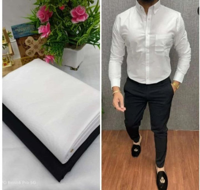 Komal Creation Polycotton Solid Shirt & Trouser Fabric