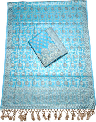 AZ Silk Cotton Silk Printed Salwar Suit Material