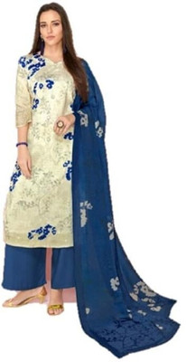 DRAVINAM Trends Cotton Silk Printed Salwar Suit Material