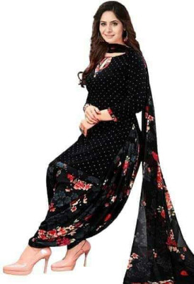 DUTT TEXTILE Crepe Printed Kurta & Patiyala Material
