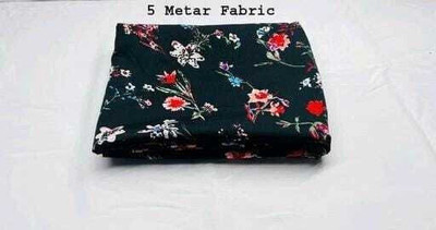 HouseOfCommon Crepe Printed Kurta Fabric