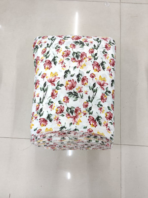 HIGHLANDING Crepe Floral Print Kurta Fabric