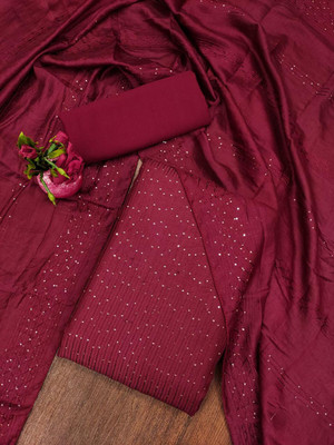 Vedanya Creation Pure Cotton Self Design Kurta & Churidar Material