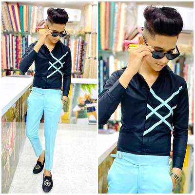 tmcretion Polycotton Printed Shirt & Trouser Fabric