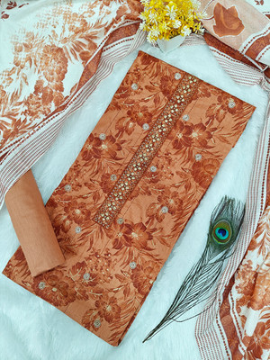 Zubeda Fashion Pure Cotton Printed Salwar Suit Material