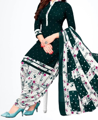 THIRA Crepe Printed Salwar Suit Material
