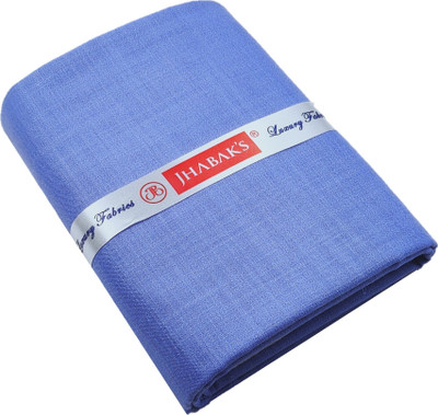 JHABAK'S Cotton Blend Solid Shirt Fabric