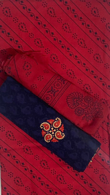 RIDDHI Pure Cotton Dyed Salwar Suit Material