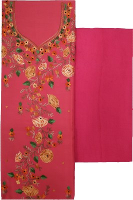 Kashmiri Pure Cotton Embroidered Salwar Suit Material