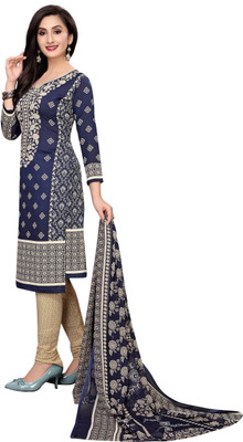 DnVeens Crepe Paisley Salwar Suit Material