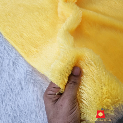 Wondershala Velvet Self Design Multi-purpose Fabric