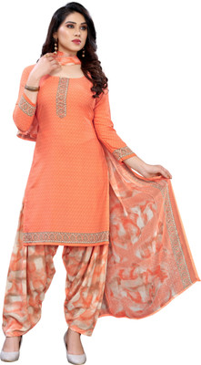 Aagam Crepe Printed Salwar Suit Material