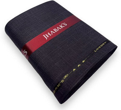 JHABAK'S Viscose Rayon Self Design Trouser Fabric