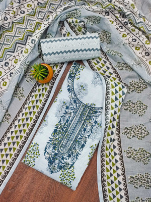 Jaipur Kurti Pure Cotton Floral Print Salwar Suit Material