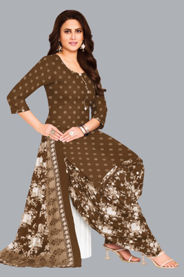 SHREE JEENMATA COLLECTION Pure Cotton Printed Salwar Suit Material