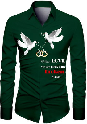 PV TRENDZ Polycotton Printed Shirt Fabric